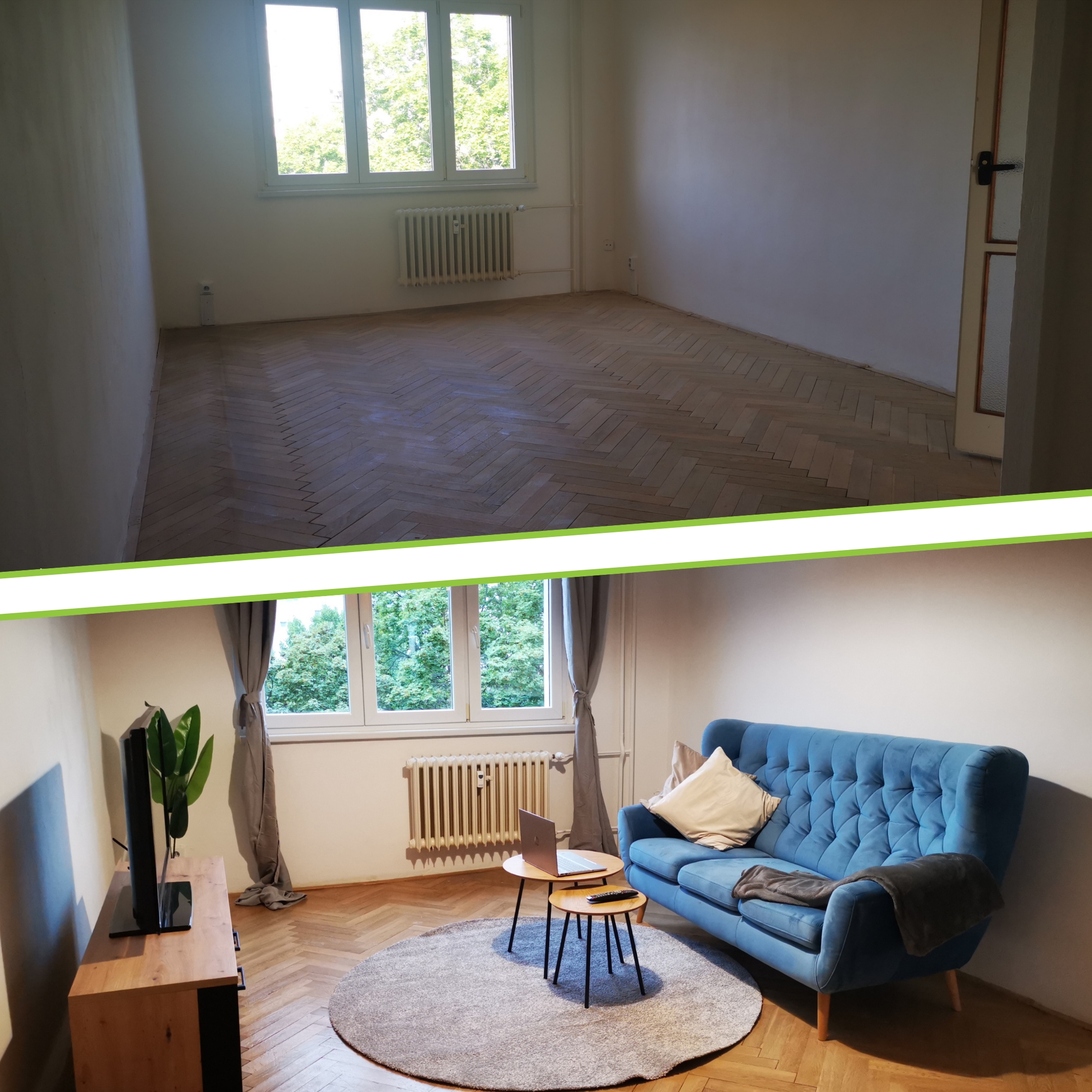 koláž homestaging